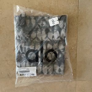 Alo Grey Tie Dye Shopper Tote